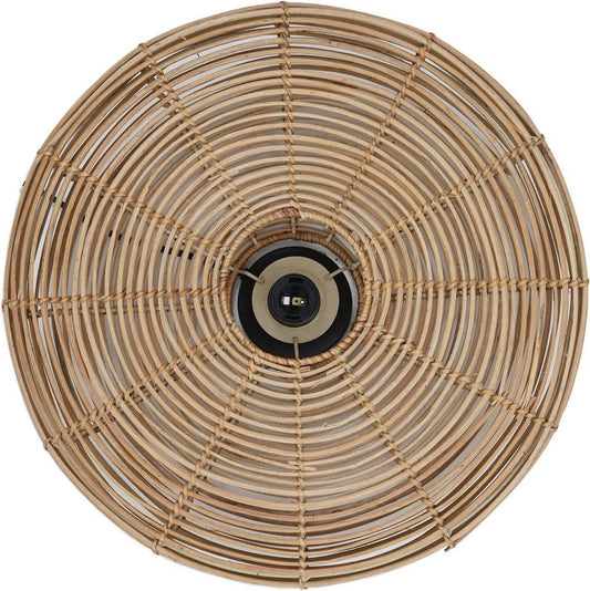 Light & Living Wandleuchte Mataka Rattan Ø51 cm - Braun - Runde Wandleuchte - Innenbeleuchtung