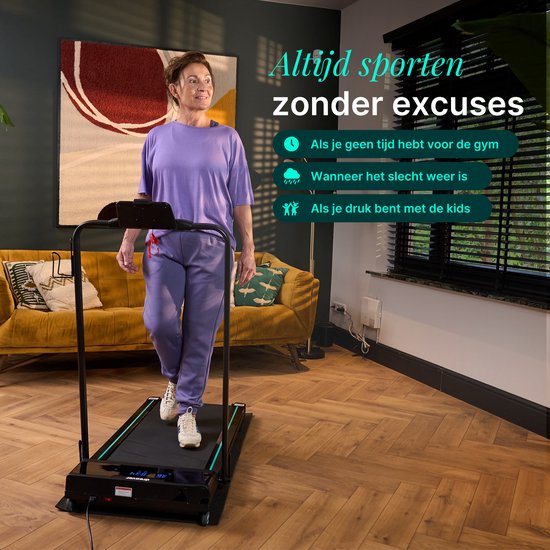 Dreaver Elevate Pro – 2-in-1-Laufband, zusammenklappbar, 12 km/h, mit 9 % Steigungsfunktion – inklusive App und Zubehör – Laufband – Treadmill – Walking-Band – Walking Pad – für zu Hause
