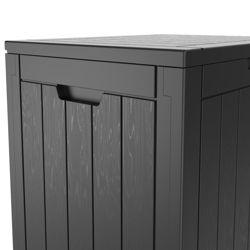 Lifegoods Aufbewahrungsbox 118L - Holzoptik - Wasserdicht - Kapazität 55 kg