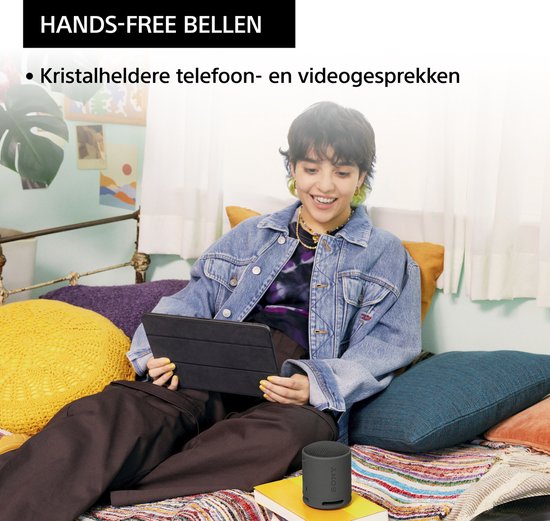 Sony SRS-XB100 – Tragbarer Bluetooth-Lautsprecher – Schwarz