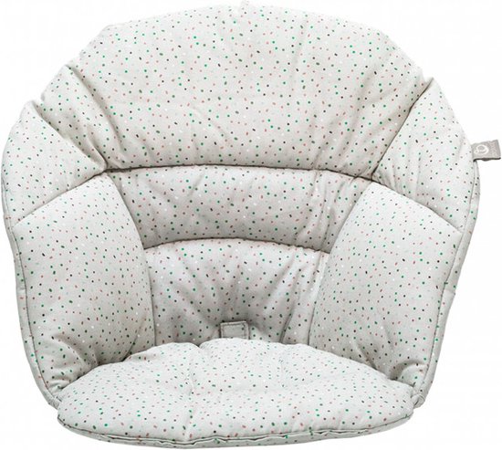Stokke Clikk Kinderstuhl-Kissen – Grau mit Sprinkles