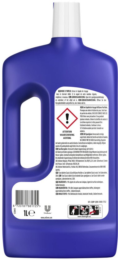 Sun Geschirrspülmittel „Glanz“ Normal 1000 ml
