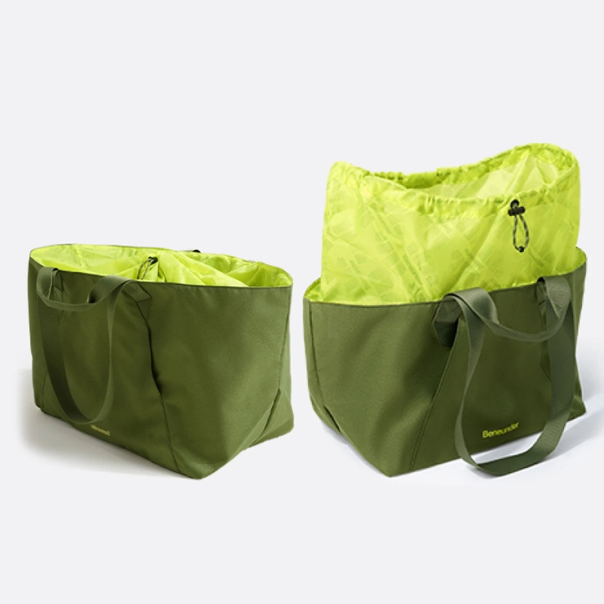 Beneunder LC168 Faltbare Tragetasche – Lila – 35 l, ausziehbar, ultraleicht 220 g