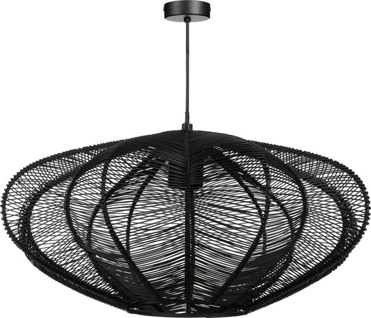 Mica Decorations Kanti Pendelleuchte - H20 x Ø41 cm - Metall - Schwarz