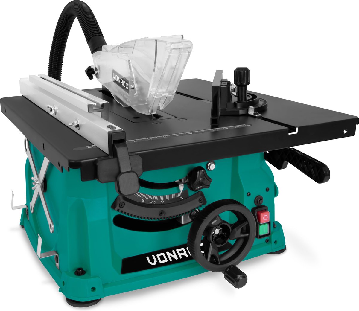 VONROC Sägetisch - 1500W - 5000rpm - Ø210mm - Inkl. 40T Sägeblatt