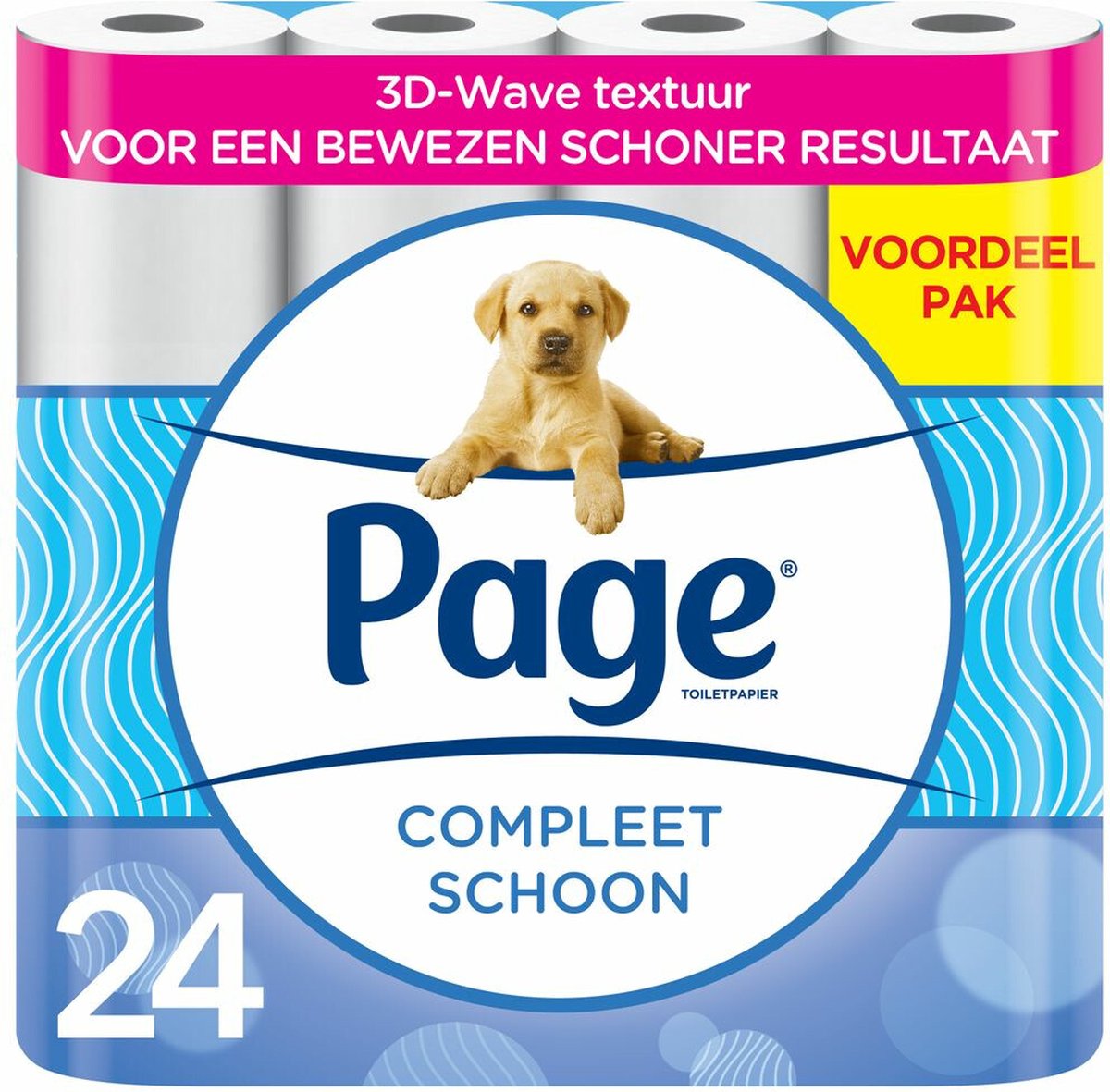 Page Toilettenpapier Complete Clean 2-lagig - 24 Rollen - Weiß