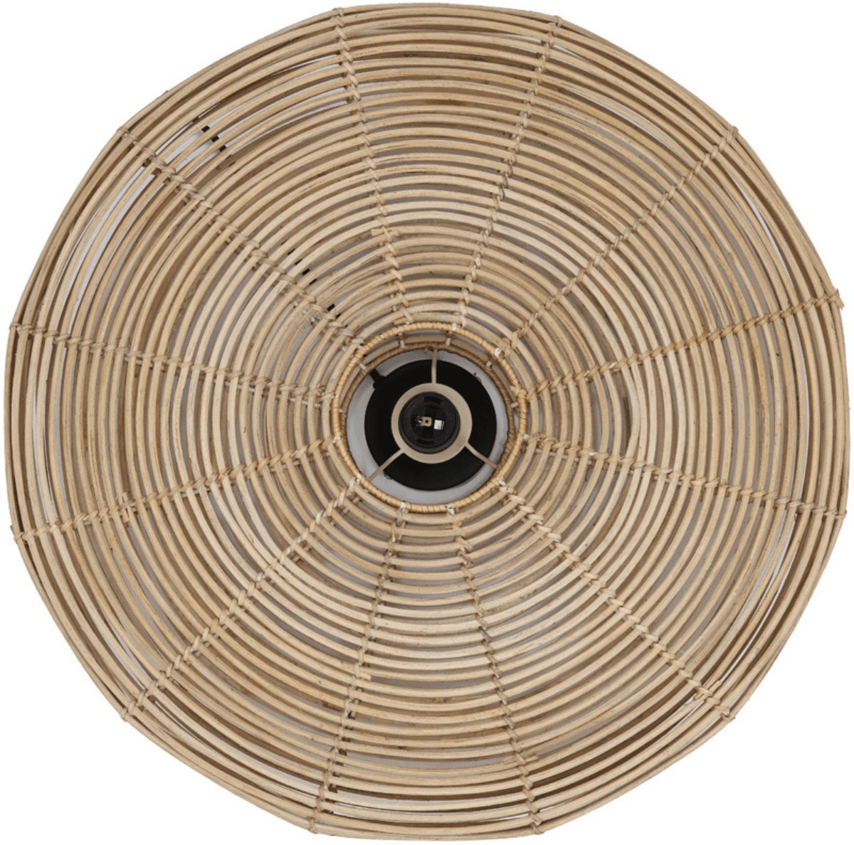 Light & Living Wandleuchte Mataka Rattan Ø51 cm - Braun - Runde Wandleuchte - Innenbeleuchtung