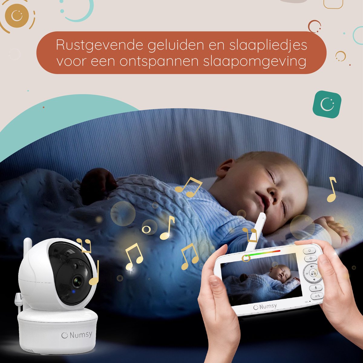 Numsy Parent Pro - Babyphone - Videokamera