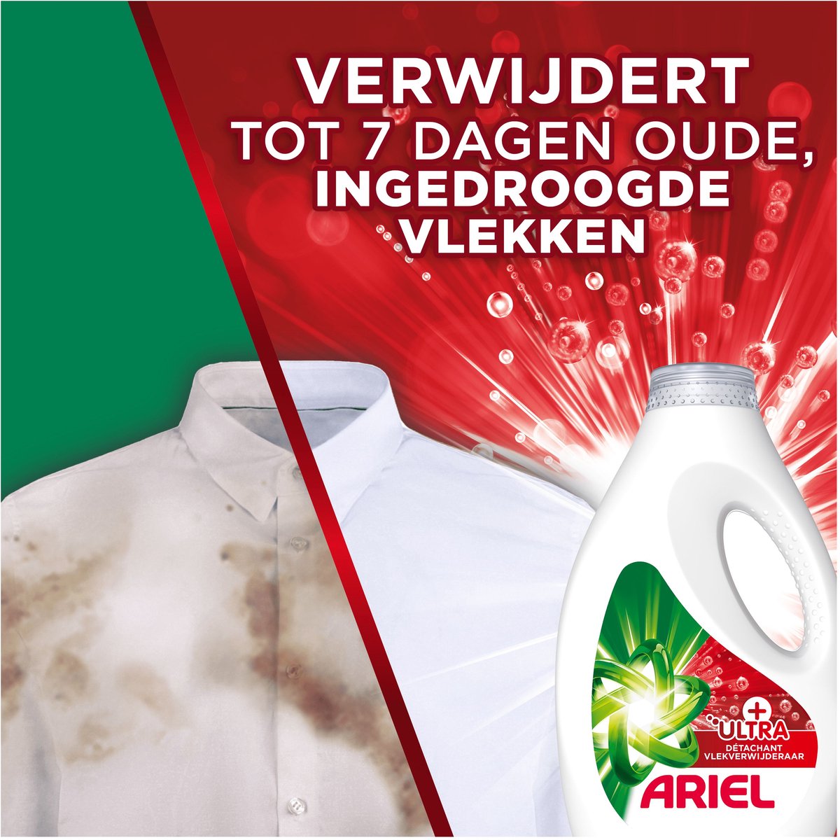 Ariel Flüssigwaschmittel + Ultra Fleckentferner - 4 x 44 Waschgänge