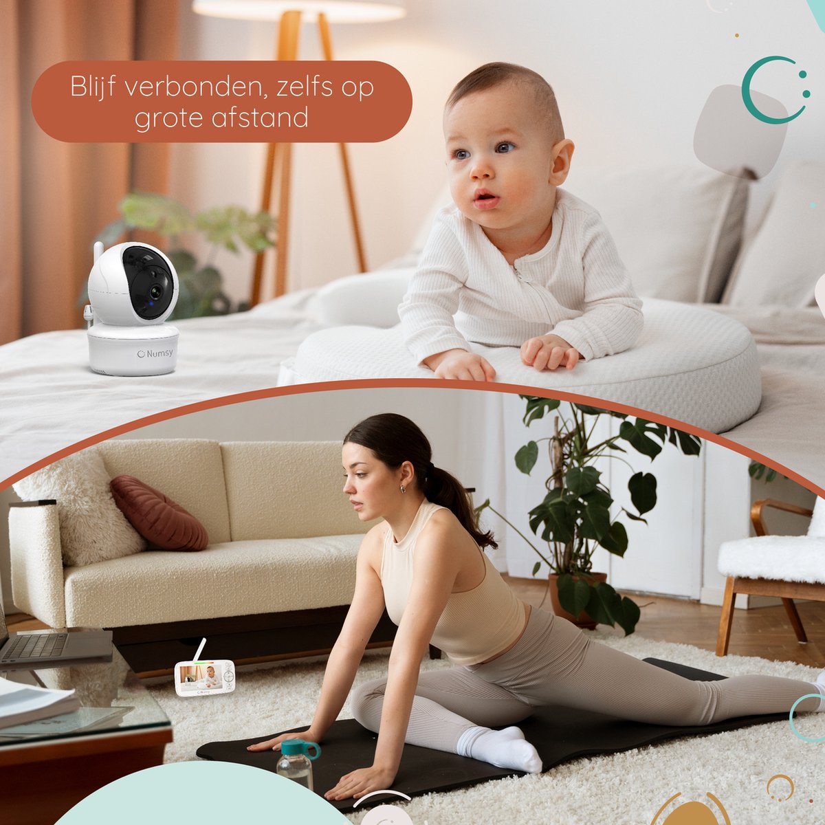 Numsy Parent Pro - Babyphone - Videokamera