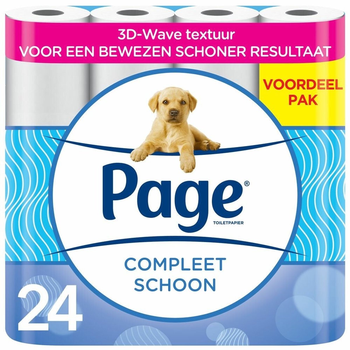 Page Toilettenpapier Complete Clean 2-lagig - 24 Rollen - Weiß