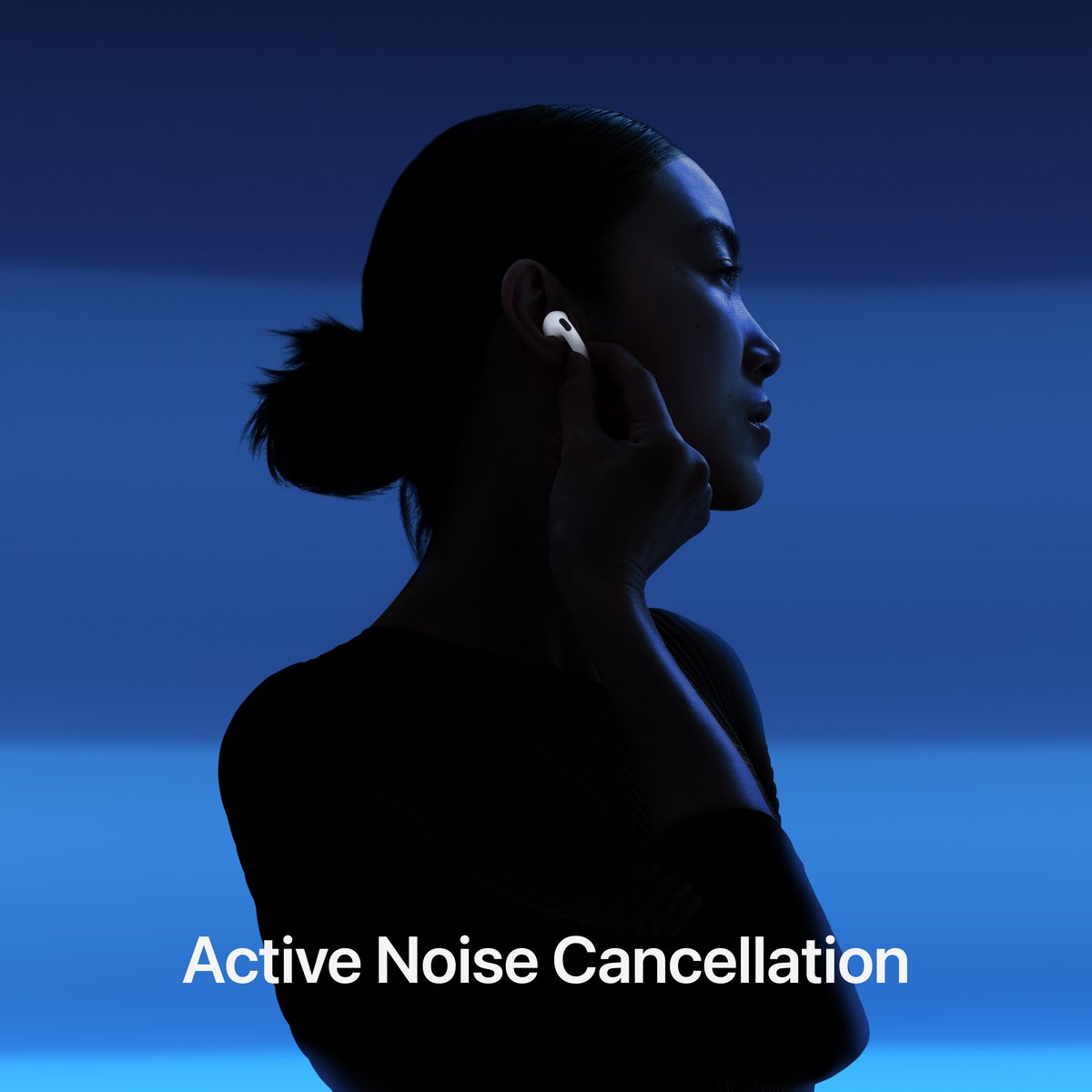 Apple AirPods 4 - Drahtlose Ohrhörer - Aktive Geräuschunterdrückung - USB-C-Ladegehäuse - Weiß