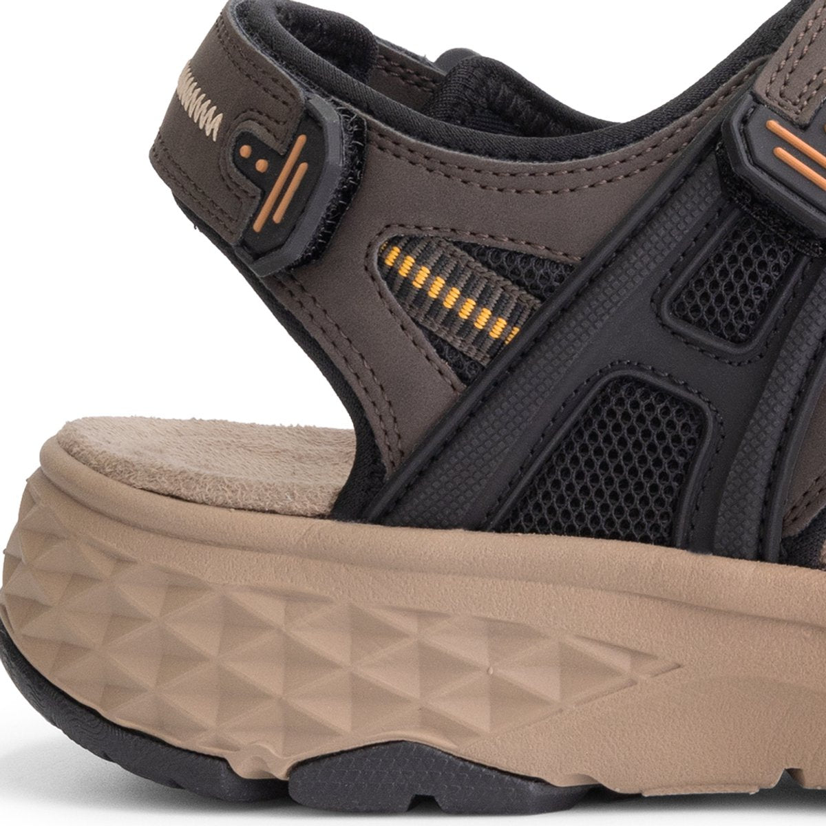 Travelin' Brusdal - Herren Outdoor-Sandalen - Leichtgewicht - Outdoor-Sandalen - Dunkelbraun - Größe 43