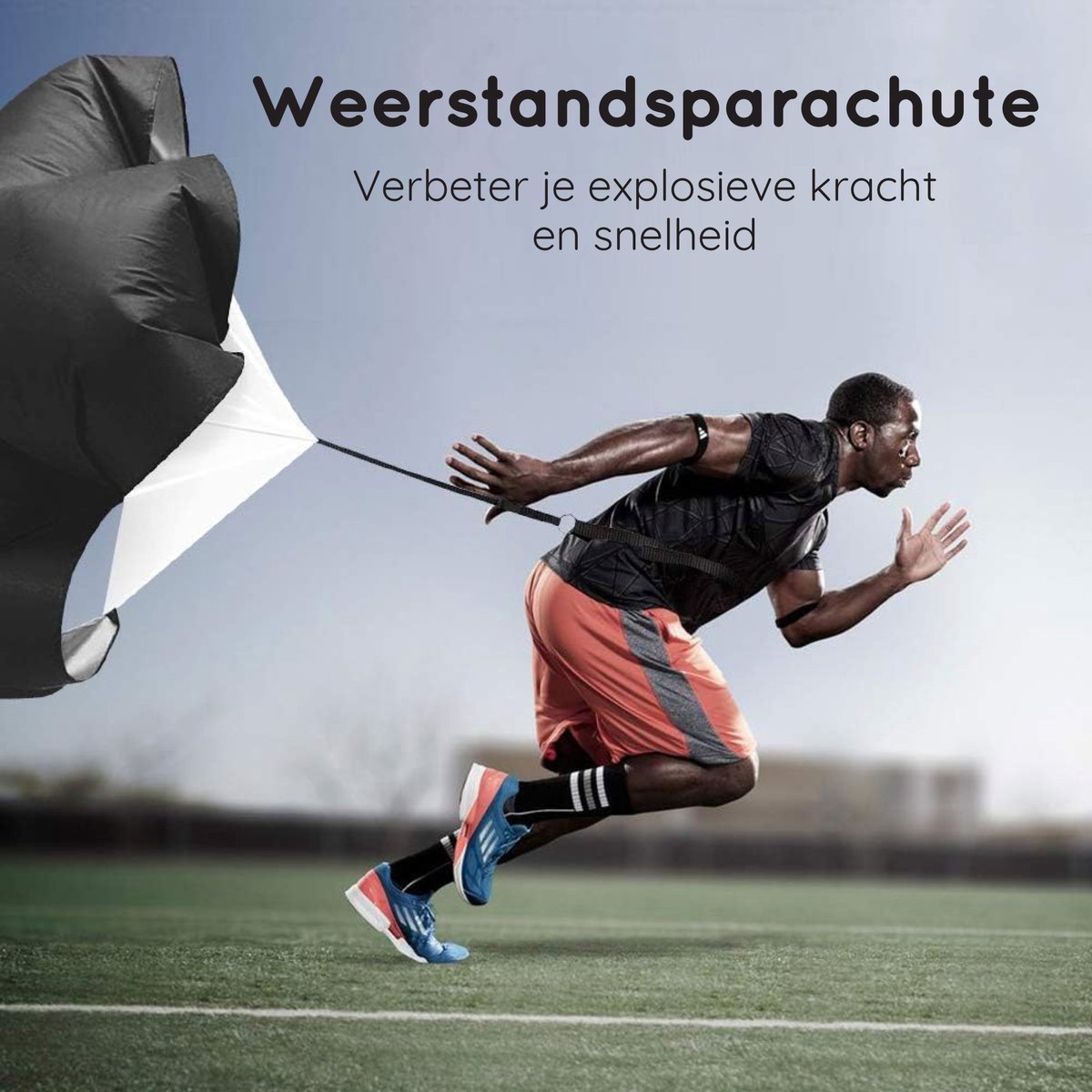 Volcan Football Training Equipment Set - Trainingsausrüstung - Trainingshüte - Spielfiguren - Speed Ladder - Kegel - Resistance Bands - Resistance Parachute - Baltrainer - inkl. Tragetasche