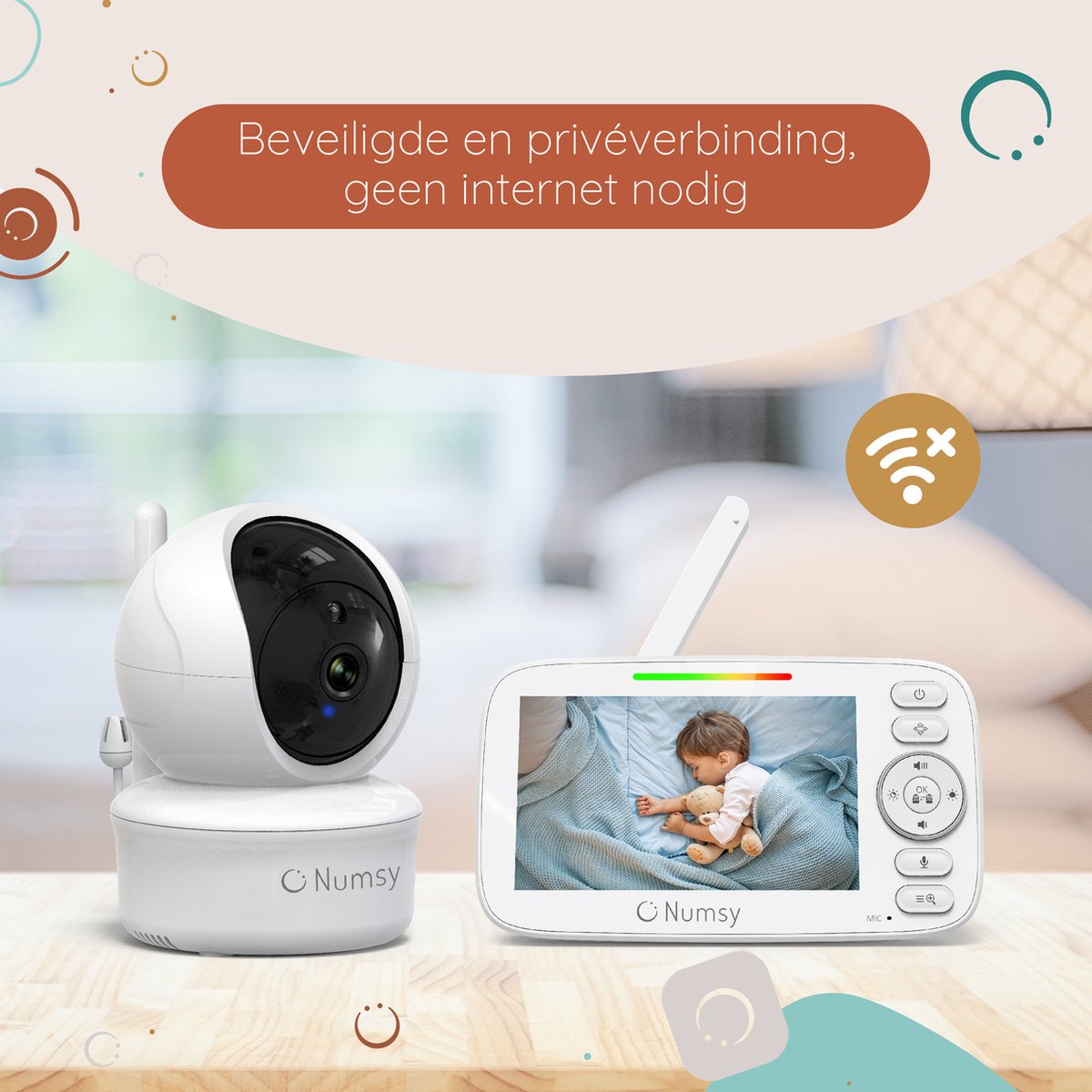 Numsy Parent Pro - Babyphone - Videokamera