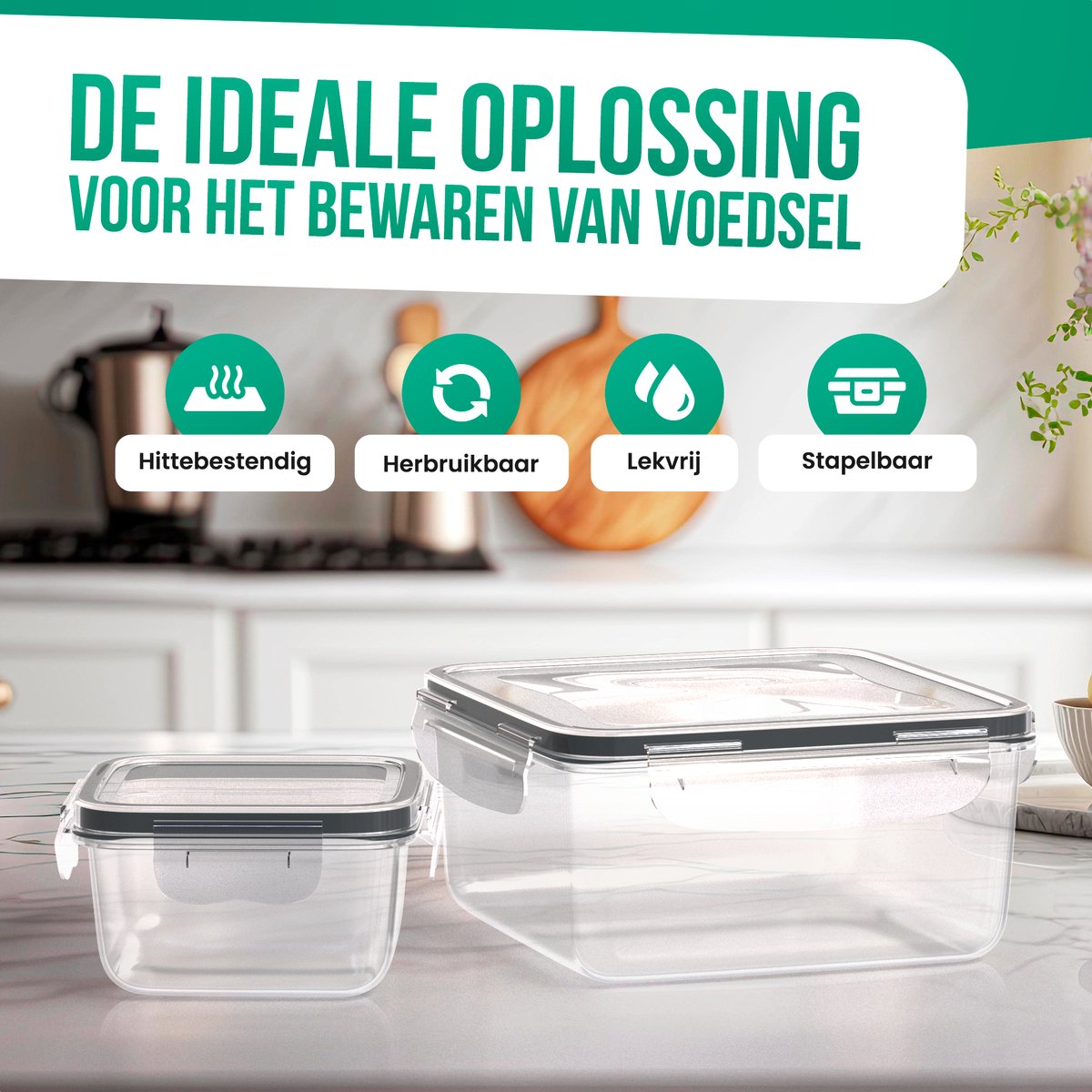 Avalo Food Storage Containers - 30 Stück Set - BPA frei