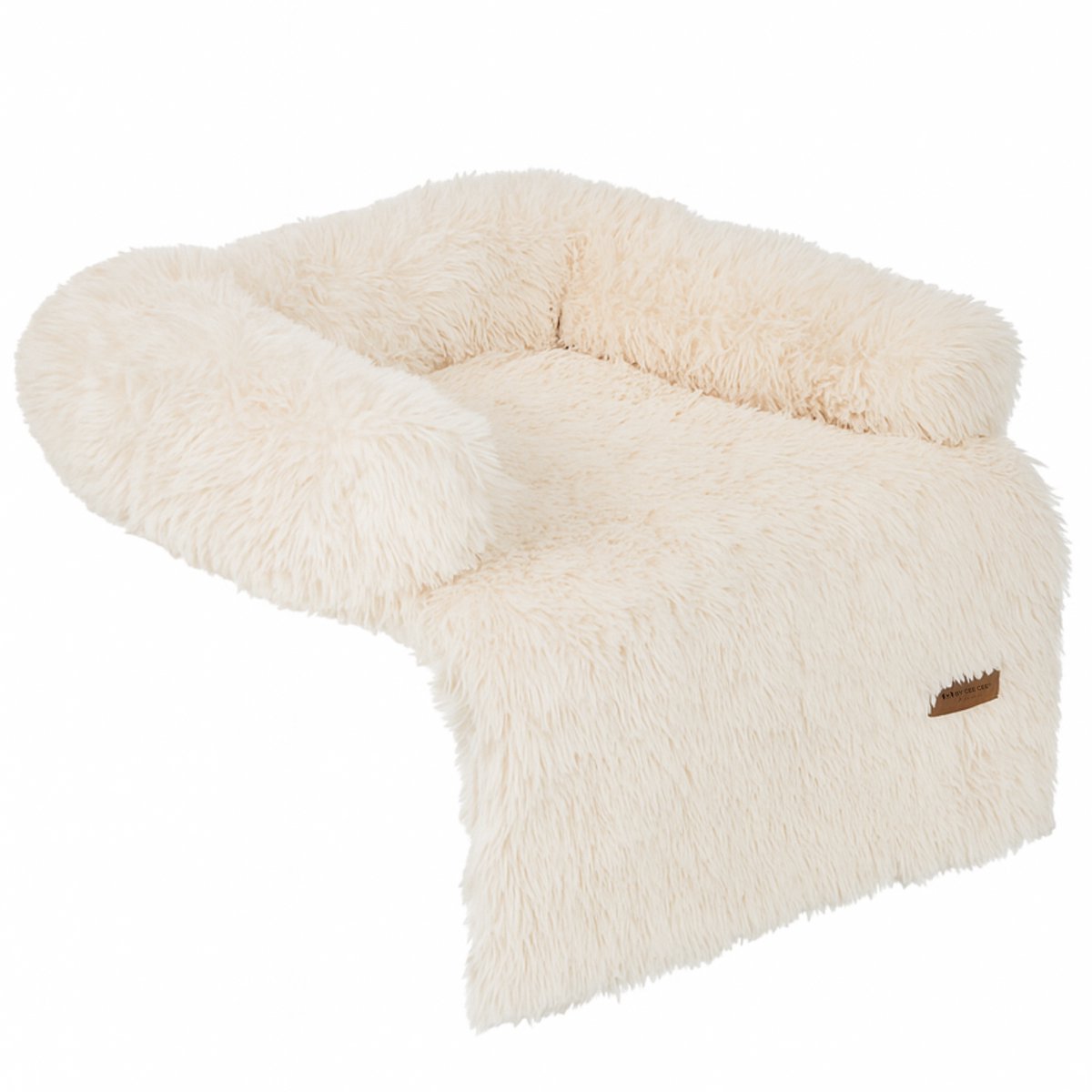 By Cee Cee® Original Hundedecke für die Couch - Flauschiges Hundekörbchen & Möbelschutz - Beige | 75 x 75 cm - Tess