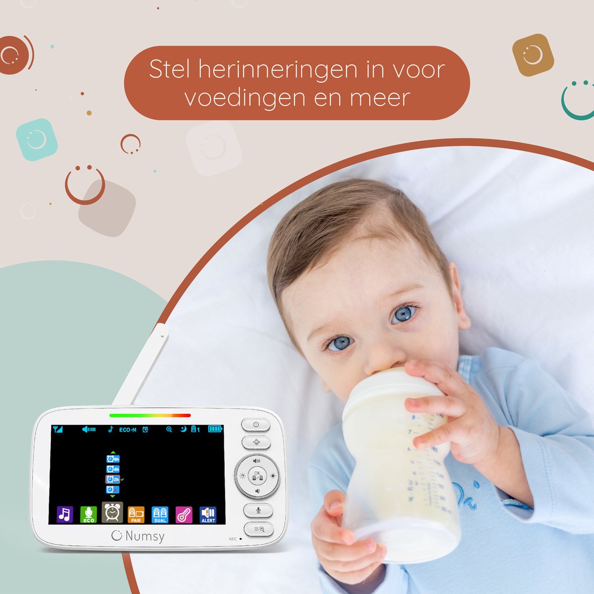 Numsy Parent Pro - Babyphone - Videokamera