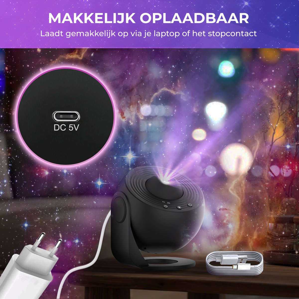 MostEssential Premium 12-in-1-Projektorlampe - 3000 lm - 12 W - Schwarz