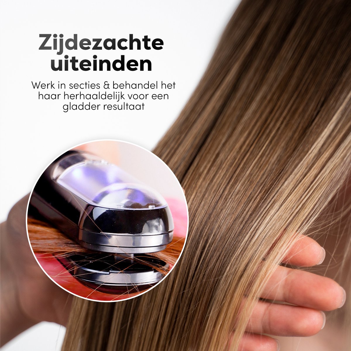 La Nou® Spliss-Entferner 4 – Kabellos – Inkl. Haarspangen, Bürste & Aufbewahrungsbox