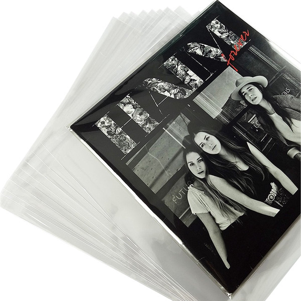Lp-Vinyl-Schutzhüllen für 12-Zoll-Schallplatten - 100 Stück