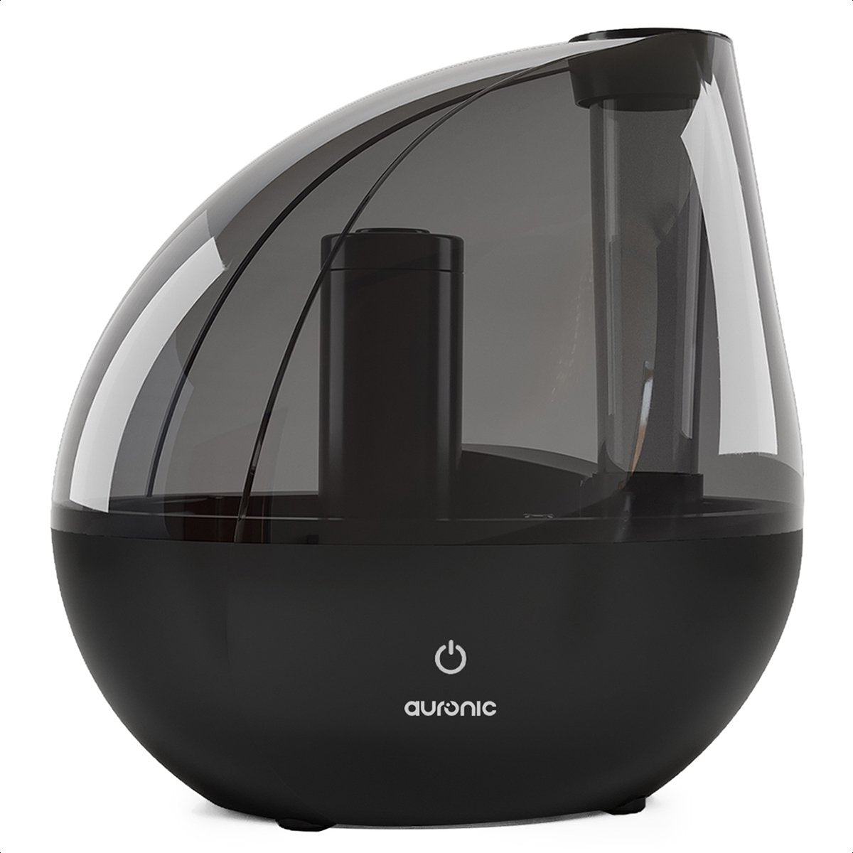 Auronic Luftbefeuchter - Geeignet für Babyzimmer & Schlafzimmer - Inklusive Wasserfilter - Schwarz