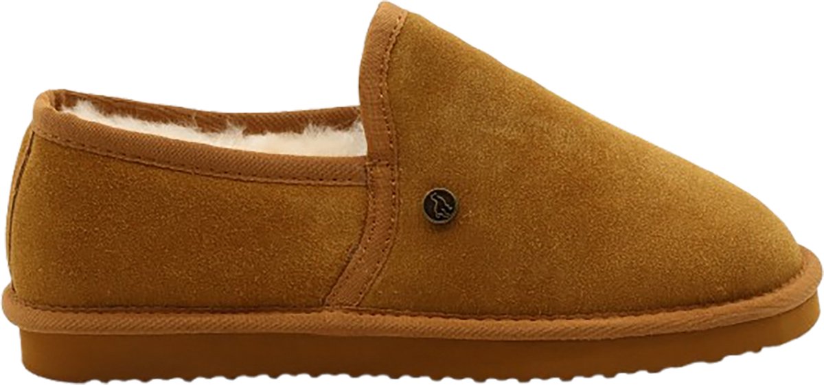 Alpacas Footwear Soft Herren Hausschuhe - Cognac - Größe 43