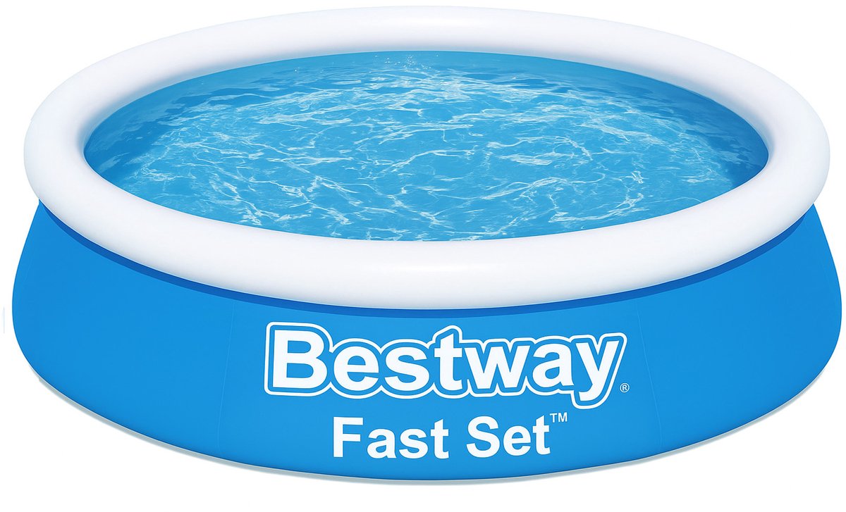 Bestway Kinderpool - Ø 183 cm - Modell 57392 - Aufblasbarer Rand