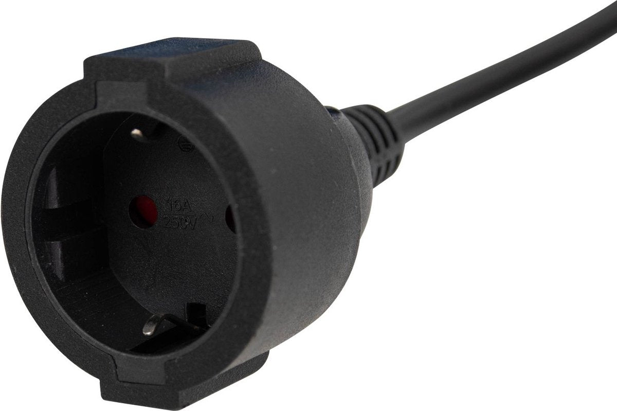Hyundai Wandkabeltrommel 15 m 3x1,5 mm² automatisch einziehbar blau - schwenkbare Wandhalterung - 3200 W