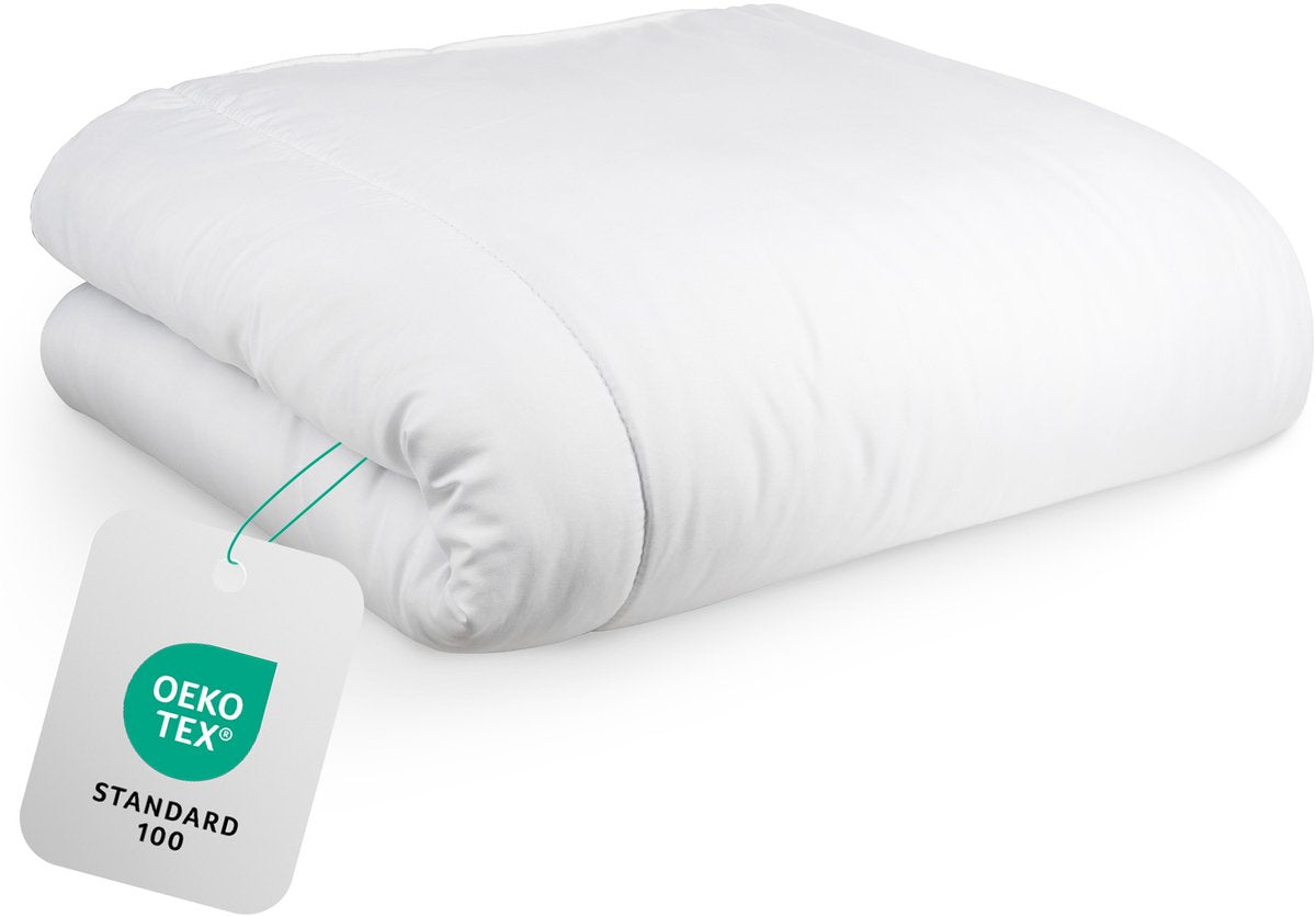 Hom&Com Sommerbettdecke - Antibakteriell - 200x200 cm - 200g/m² - Leicht - Atmungsaktiv - OEKO-TEX zertifiziert