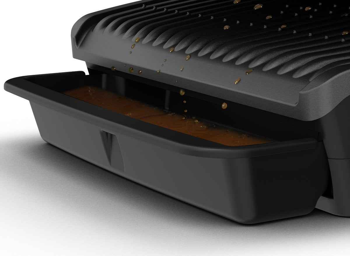 Tefal OptiGrill Elite GC7508 - Intelligenter Kontaktgrill 30x20 cm - 12 automatische Programme für Fleisch, Fisch, Gemüse - Digitaler Grillassistent - Schwarz - 2000W