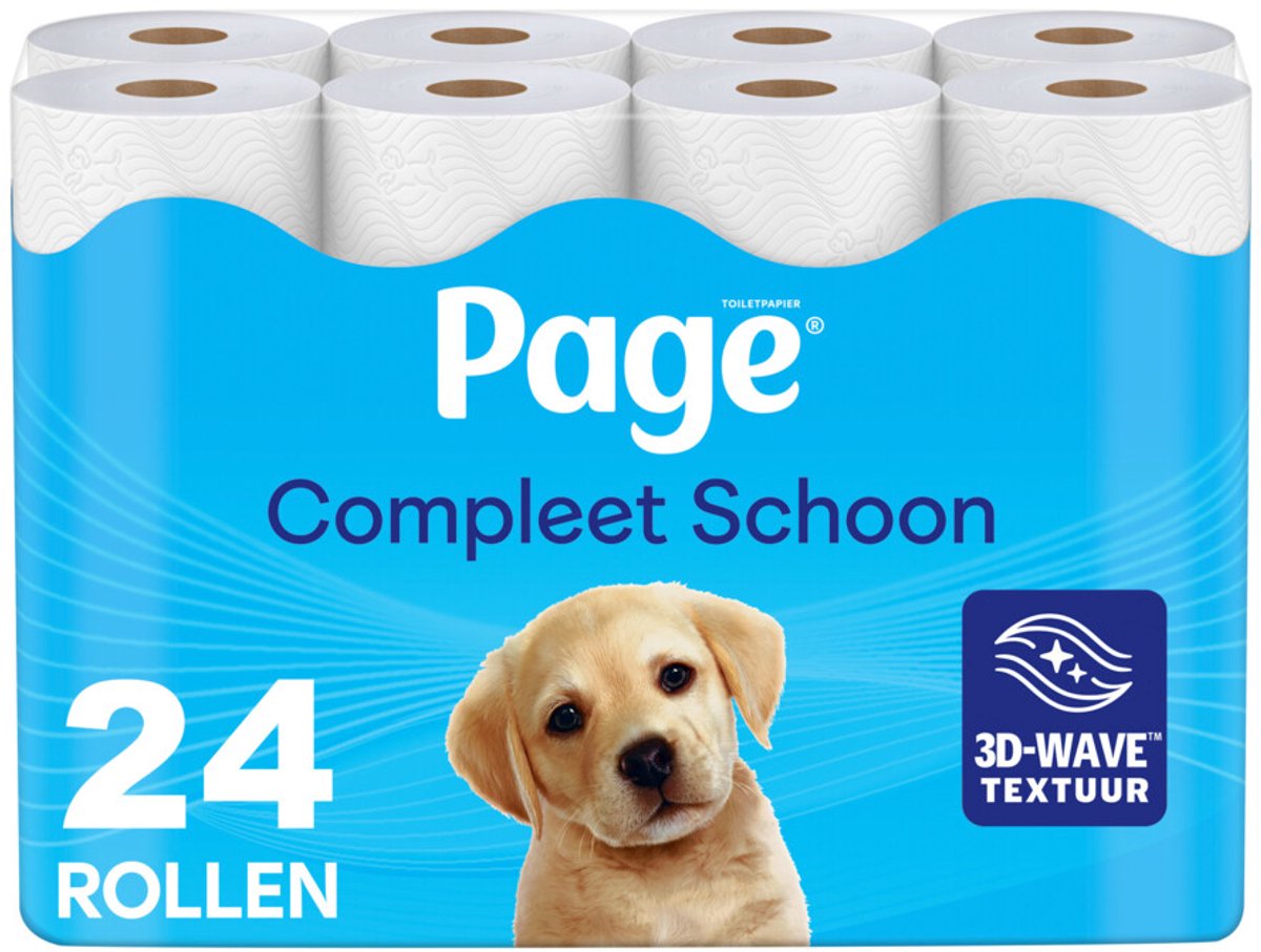 Page Toilettenpapier Complete Clean 2-lagig - 24 Rollen - Weiß