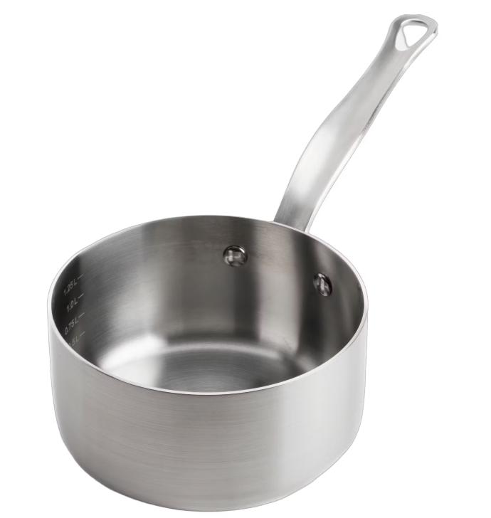 Mauviel 1830 Sauciere Ø 16 cm Edelstahl 1,49 L - Silber