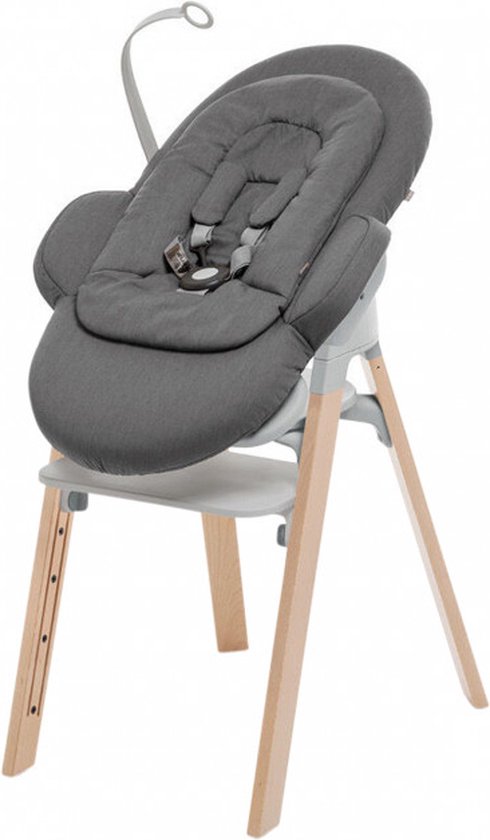 Stokke® Steps™ Wippstuhl – Weiß, Dunkelgrau