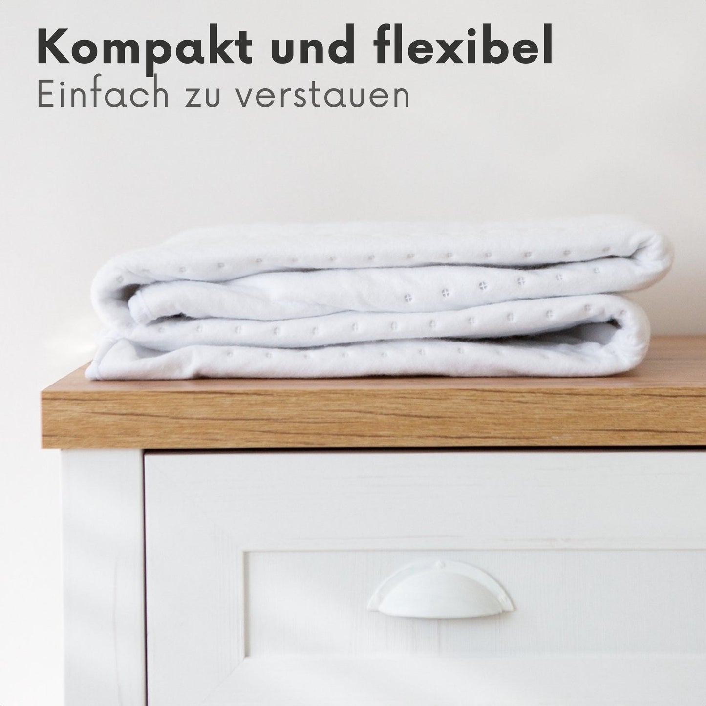 Auronic Elektrische Heizdecke - 1 Person - 150x80cm - Weiß