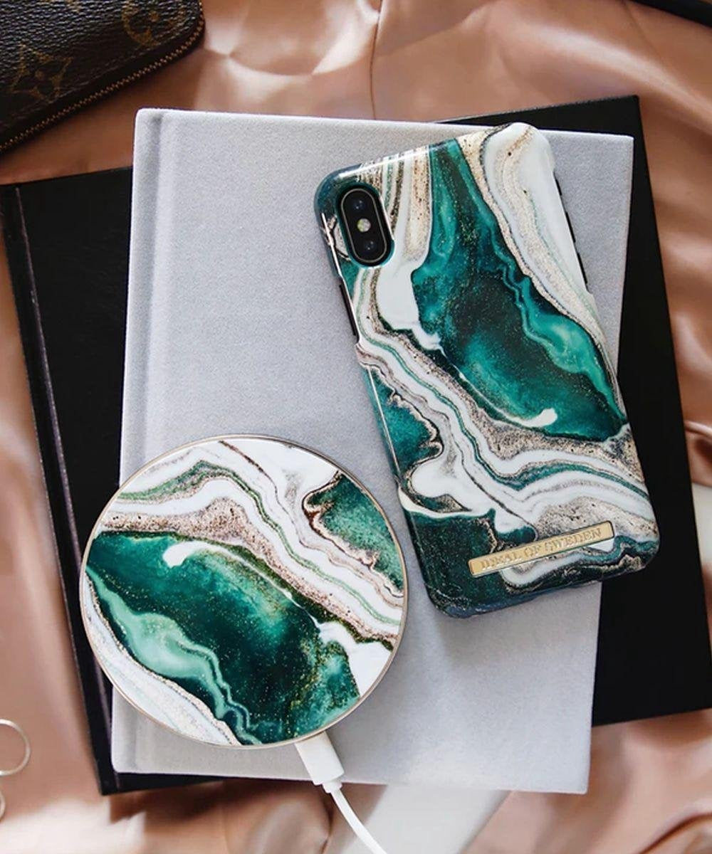 iDeal of Sweden iPhone 11 Pro Backcover Fall - Golden Jade Marmor