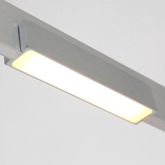 Hängeleuchte Bloc 3297ST aus Stahl, 171 cm, höhenverstellbar mit Kabelaufzug von Steinhauer, modernes Design, dimmbar mit externem Dimmer