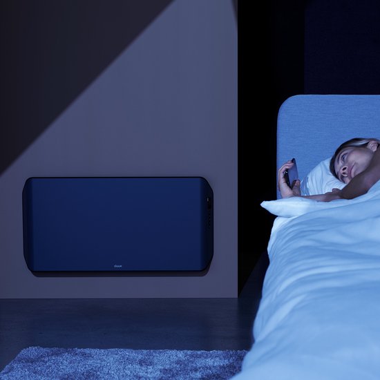 Duux Edge 1500W Smart Konvektor-Heizung - Elektrische Heizung - Elektrische Heizung Bad, Wohnzimmer, Büro - Grau