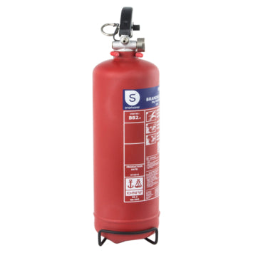 Smartwares Feuerlöscher - Pulver - 2Kg - inkl. Aufhängevorrichtung