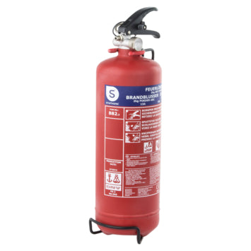 Smartwares Feuerlöscher - Pulver - 2Kg - inkl. Aufhängevorrichtung