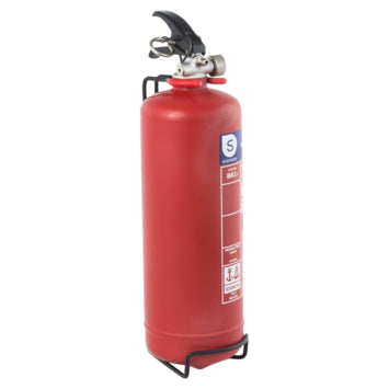 Smartwares Feuerlöscher - Pulver - 2Kg - inkl. Aufhängevorrichtung
