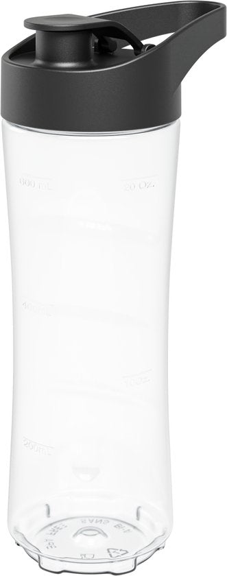 KitchenBrothers To-go-Getränkeflasche - Becher für Mixer - 600ml - Für KB4145 und KB4146