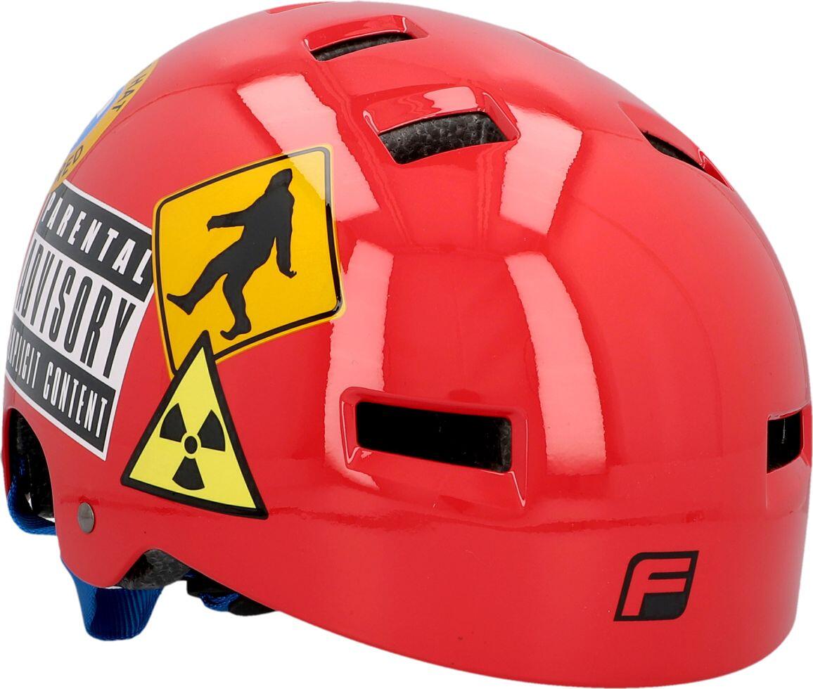 FISCHER BMX-Radhelm Sticky S/M (54-58 cm) - Rot