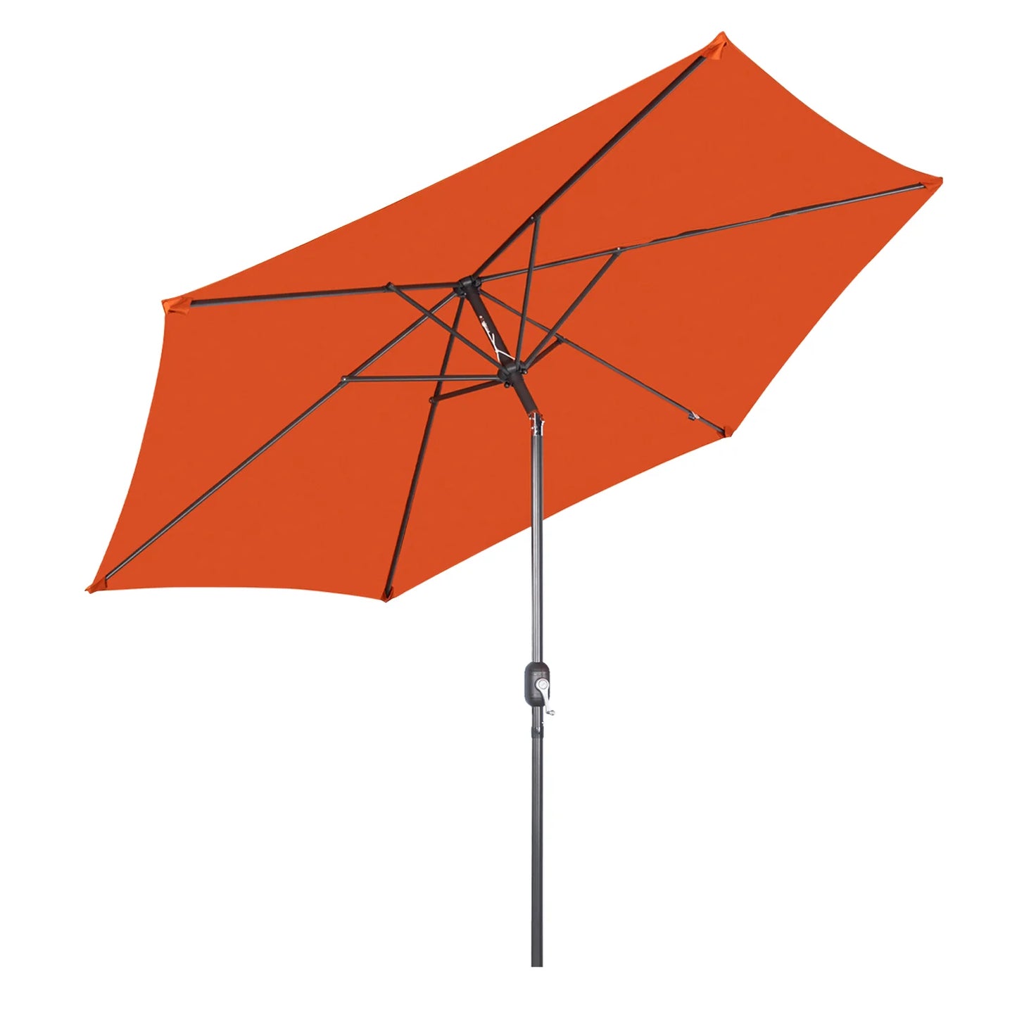 Angel Living 300 cm rechteckiger Schwebesonnenschirm – Sonnenschirm mit Kreuzfuß und schwenkbarem Arm – Rot