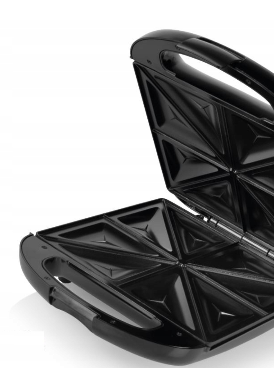 Princess Sandwichmaker XL – Toaster für 4 Sandwiches – 25 x 22 cm – Schwarz