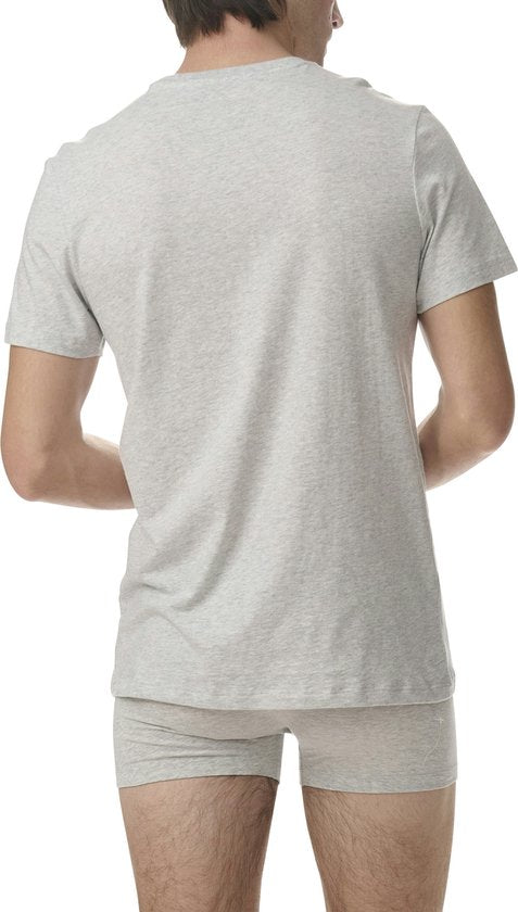 adidas Sportswear 3er-Pack T-Shirt mit Rundhalsausschnitt – Active Core Cotton – Unterhemd für Herren – schwarz/weiß/grau meliert