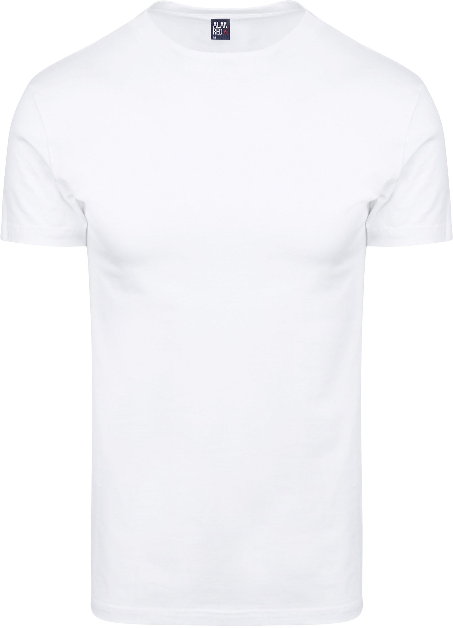 Alan Red - 4x T-Shirt - Männer - Derby Weiß - Größe M