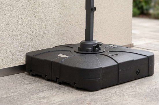 Feel Furniture – Extra großer Sonnenschirmständer „Roma“ – quadratisch – 100 Liter
