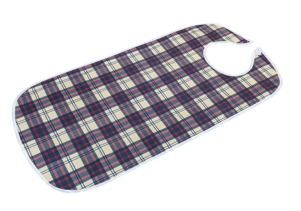 Küchenschürze Braun/Rot kariert – 43 x 91 cm – Waschbar bei 60 °C