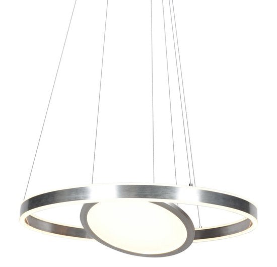 Hängeleuchte Ringlux 3514ST aus Stahl, 60 cm, höhenverstellbar – Steinhauer Moderne Innenbeleuchtung